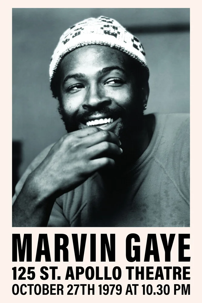 Marvin Gaye at the Apollo Theatre - fotokunst von Vintage Collection