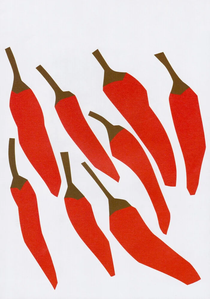 Red pepper - fotokunst von Zenji Funabashi