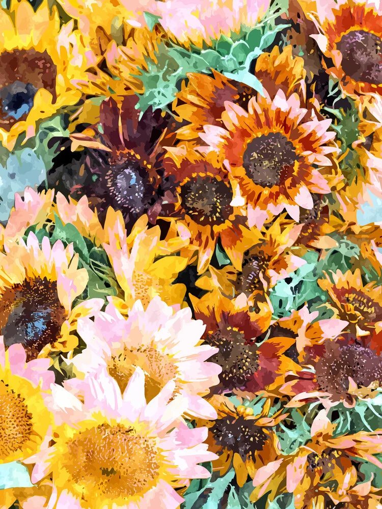 Summer Sunflowers - fotokunst von Uma Gokhale