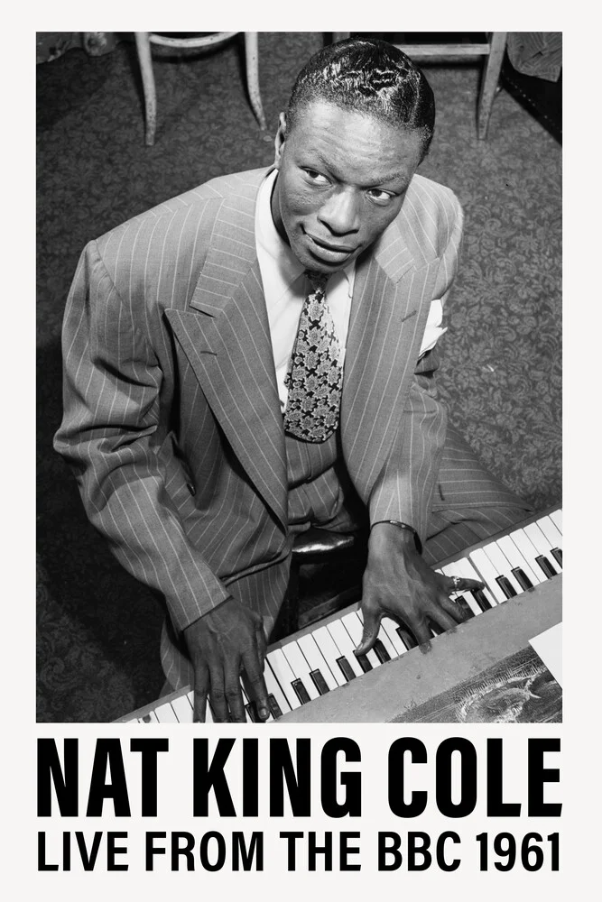 Nat King Cole - Fineart photography by Vintage Collection