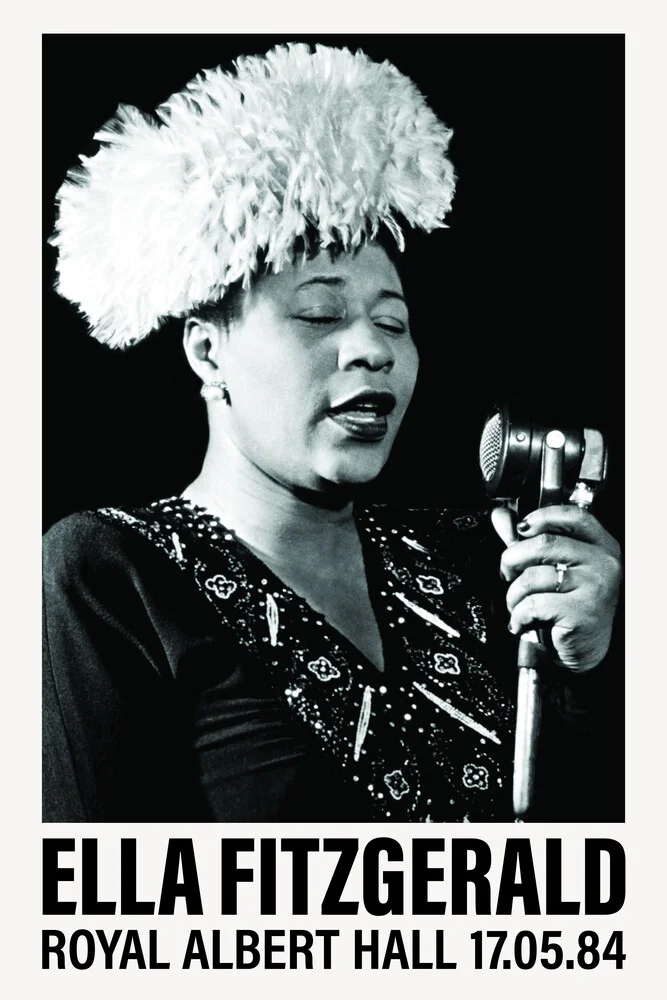 Ella Fitzgerald Royal Albert Hall - Fineart photography by Vintage Collection