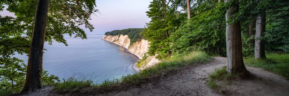 View of the chalk cliffs at the Jasmund National Park on Ruegen island - Fineart photography by Jan Becke