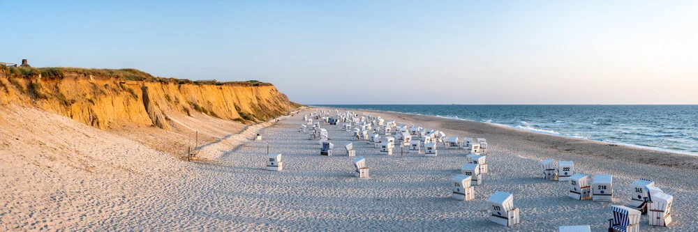 Sunset at the Rotes Kliff on Sylt - Fineart photography by Jan Becke