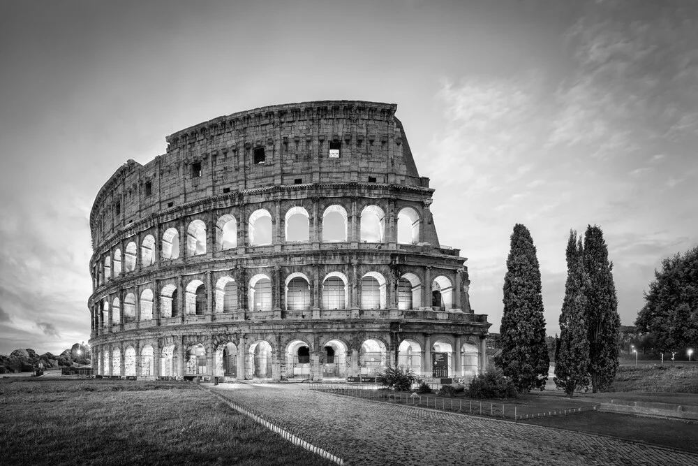 Das Kolosseum in Rom - fotokunst von Jan Becke