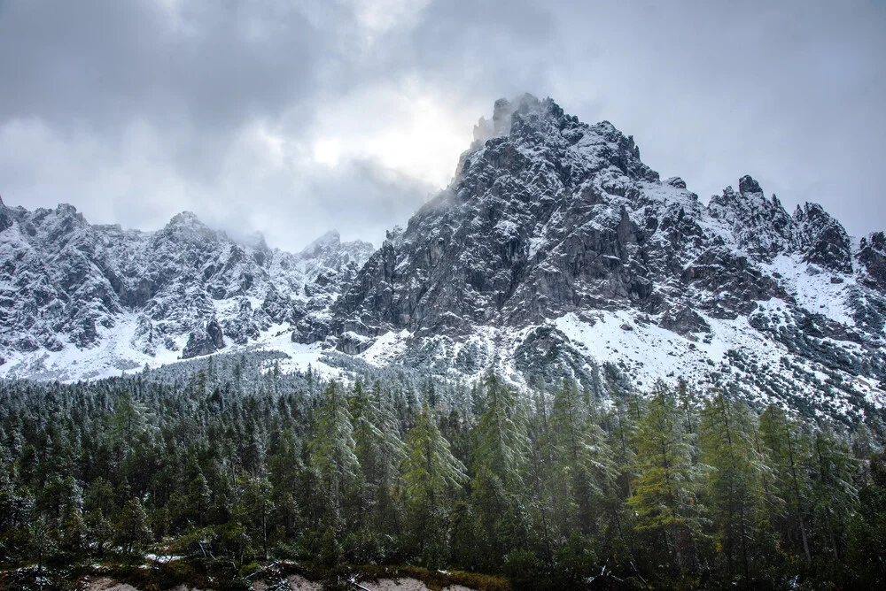 The pure mountain - fotokunst von Helmut Pfirrmann