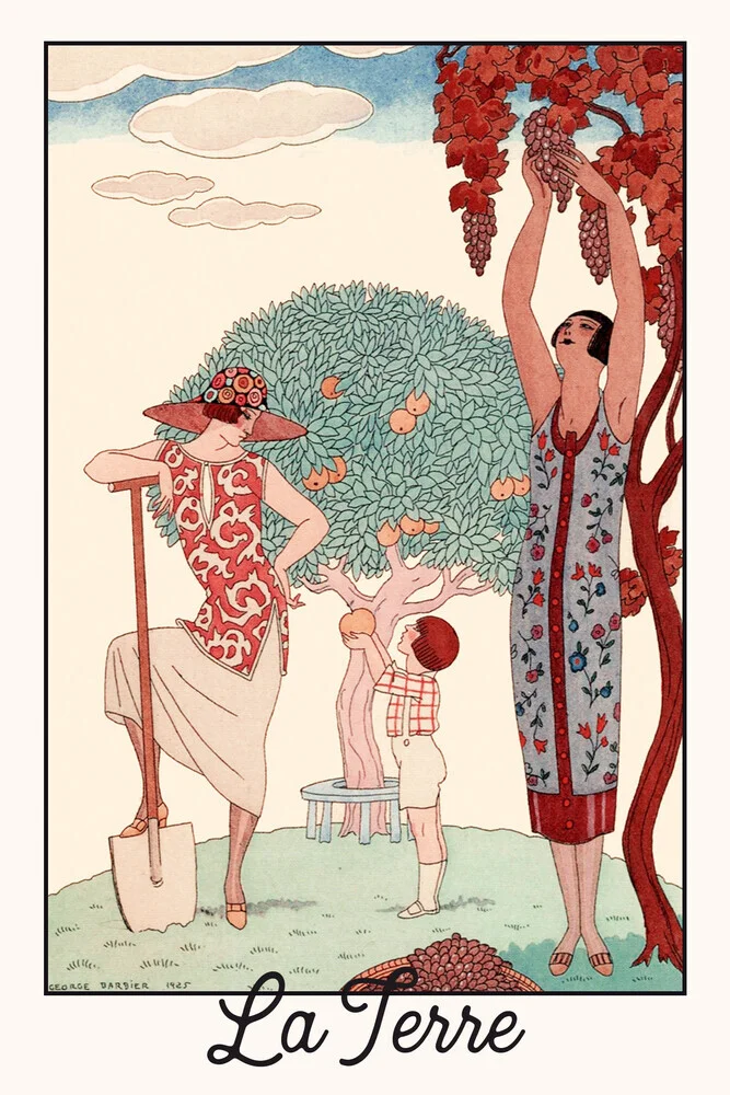 George Barbier: La Terre - fotokunst von Art Classics