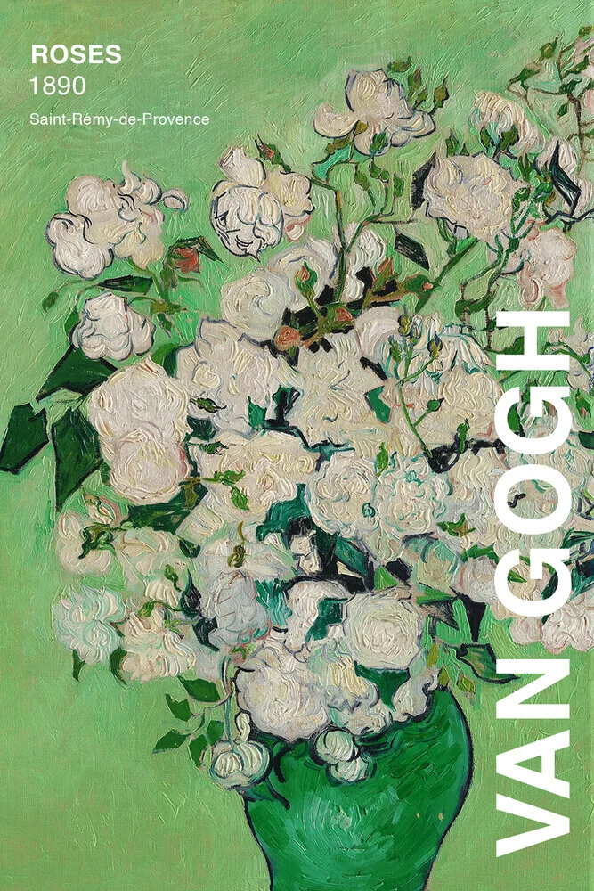 Vincent Van Gogh: Rosen - fotokunst von Art Classics
