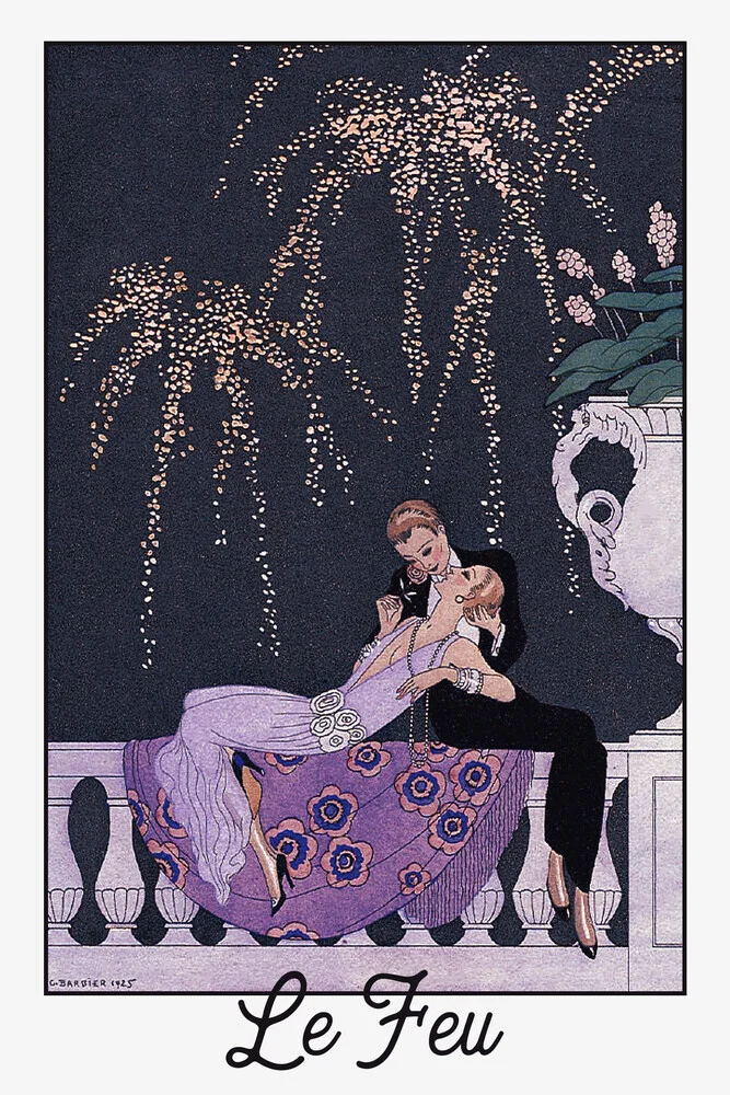 George Barbier: Le Feu - fotokunst von Art Classics