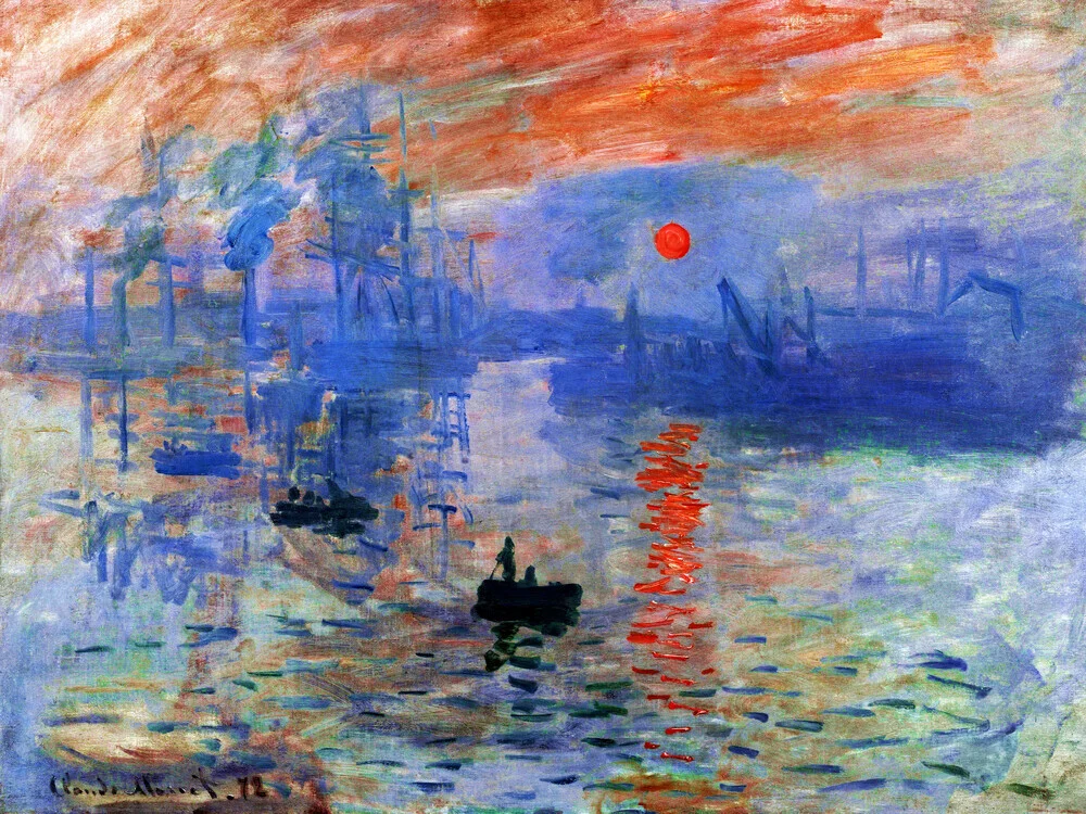 Claude Monet: Impression, Soleil levant - fotokunst von Art Classics