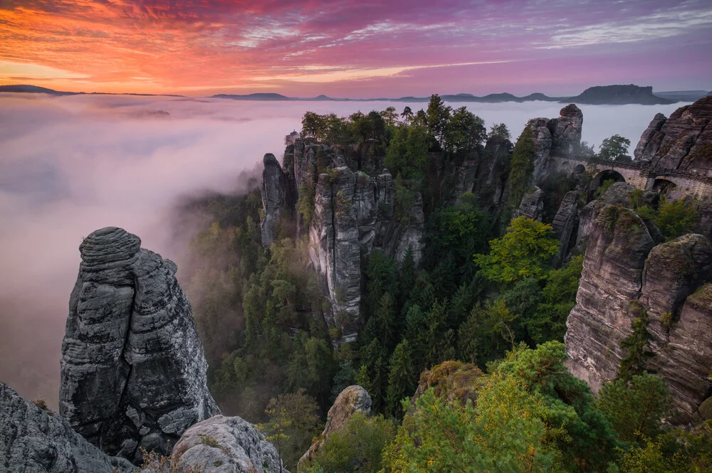 Bastei - fotokunst von Boris Buschardt