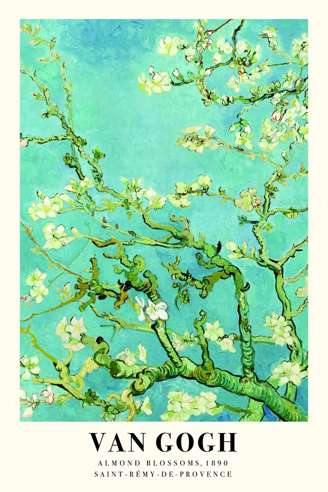Vincent van Gogh: Almond blossom - exhibition poster - Fineart photography by Art Classics
