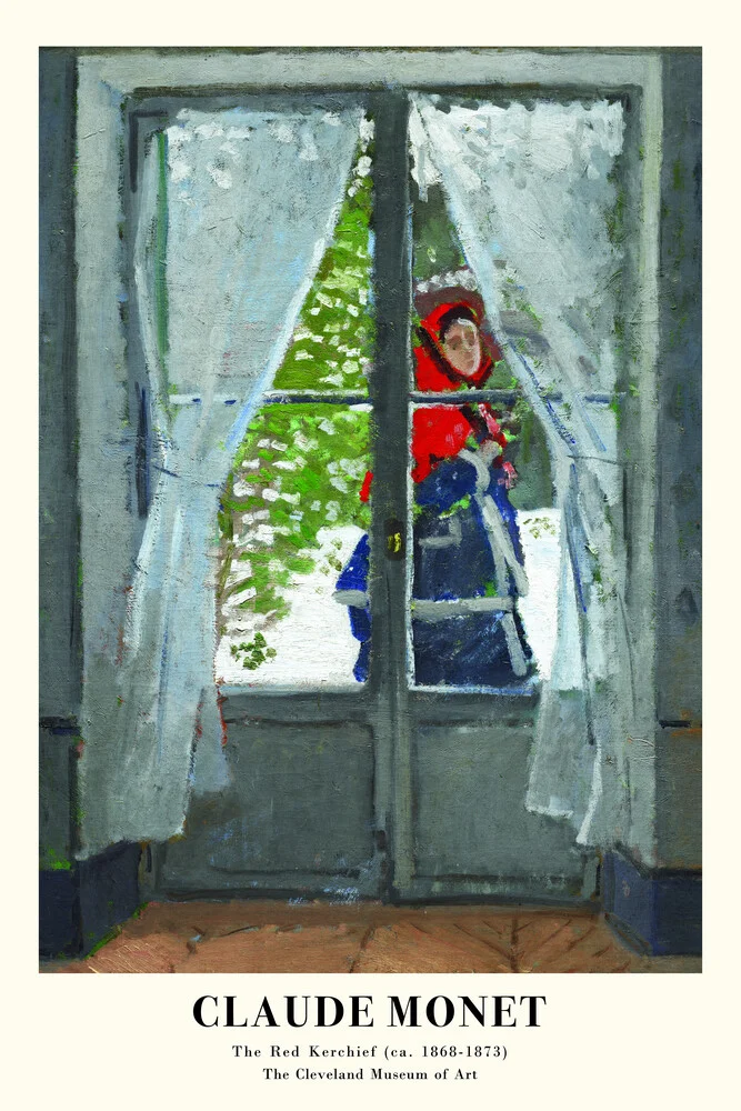 Claude Monet: Das rote Halstuch - fotokunst von Art Classics