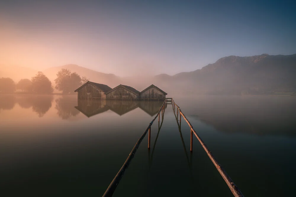 Flood at the Kochelsee - fotokunst von Patrick Noack