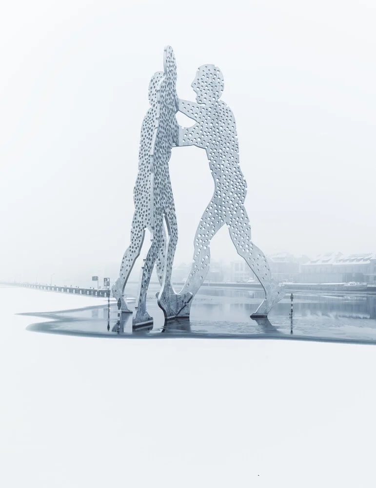 Winter molecule man - fotokunst von Patrick Noack