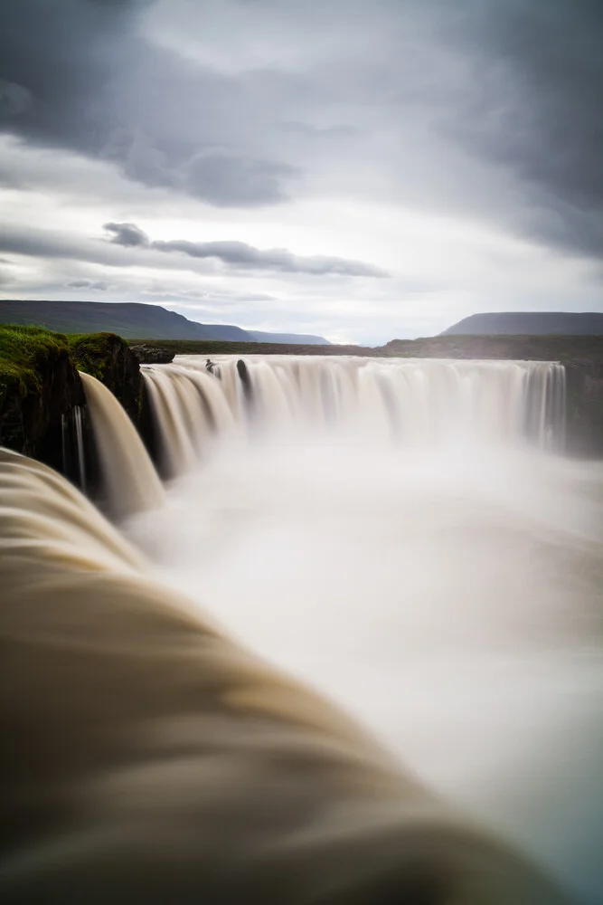 Godafoss Wasserfall - fotokunst von Boris Buschardt