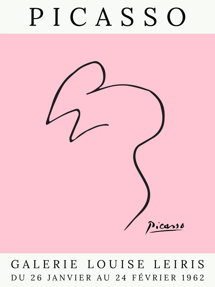 Picasso Maus – rosa - fotokunst von Art Classics