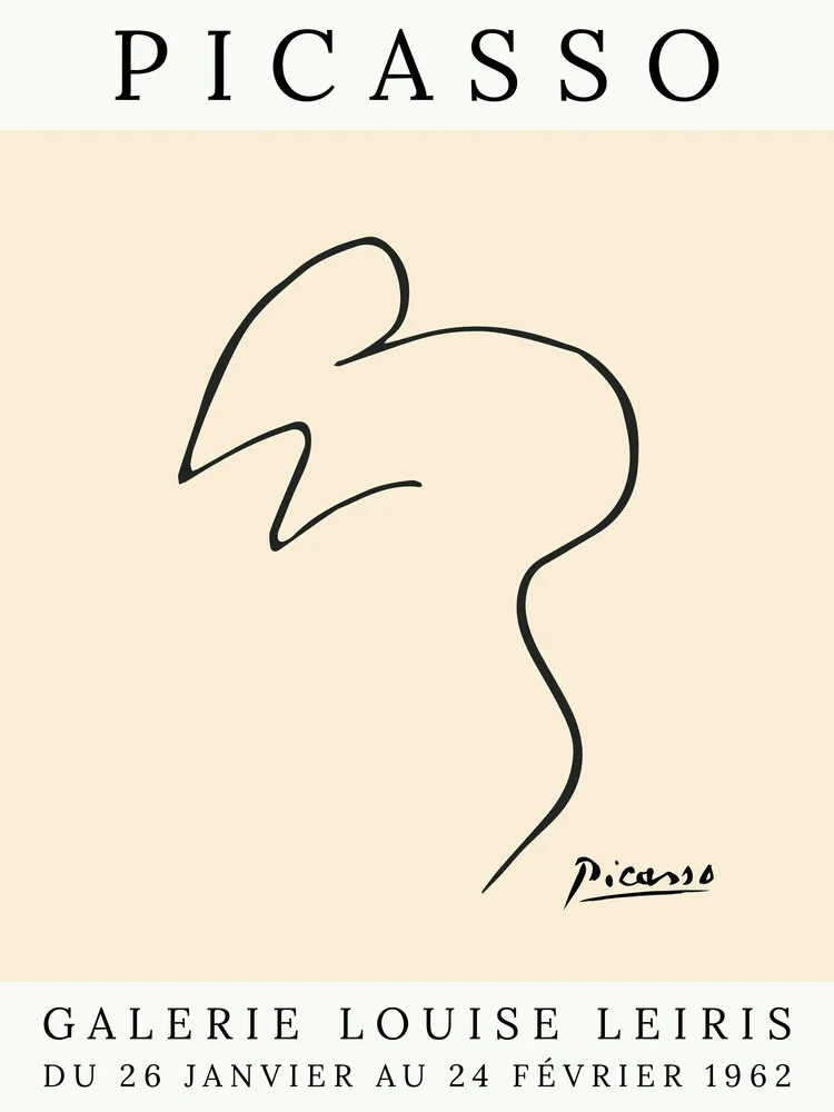 Picasso Maus – beige - fotokunst von Art Classics