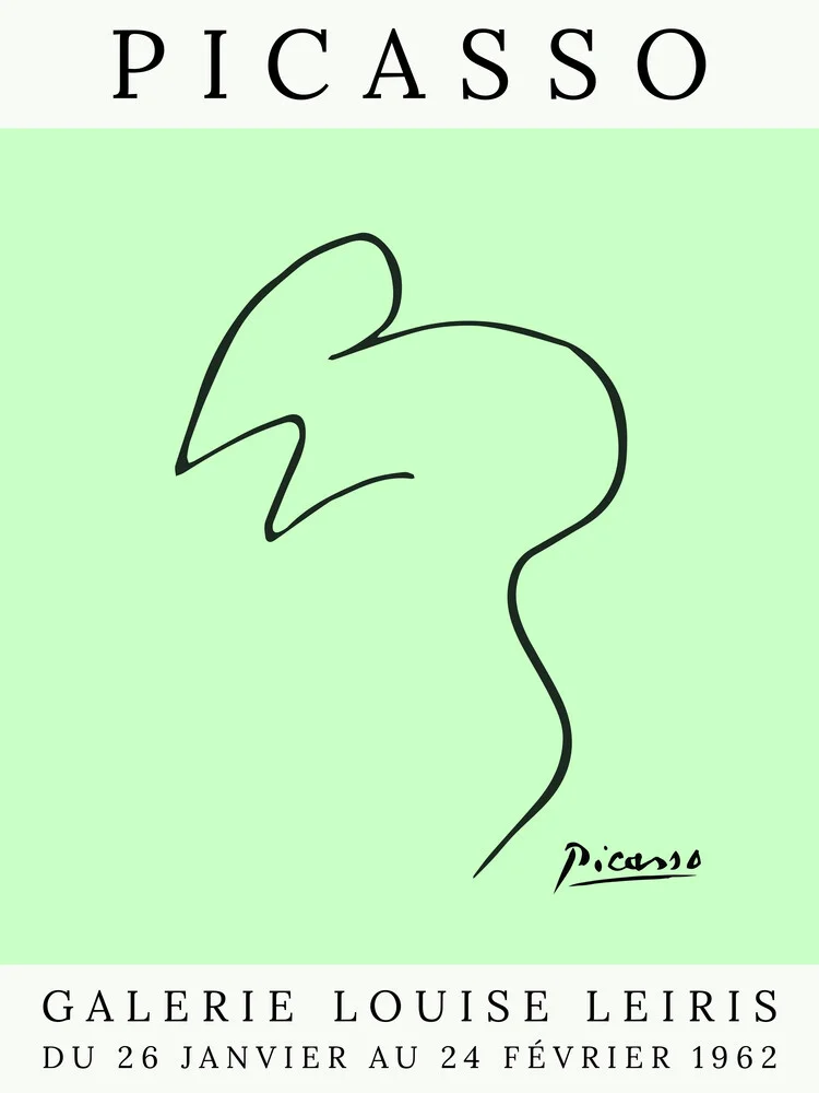Picasso Maus – grün - fotokunst von Art Classics
