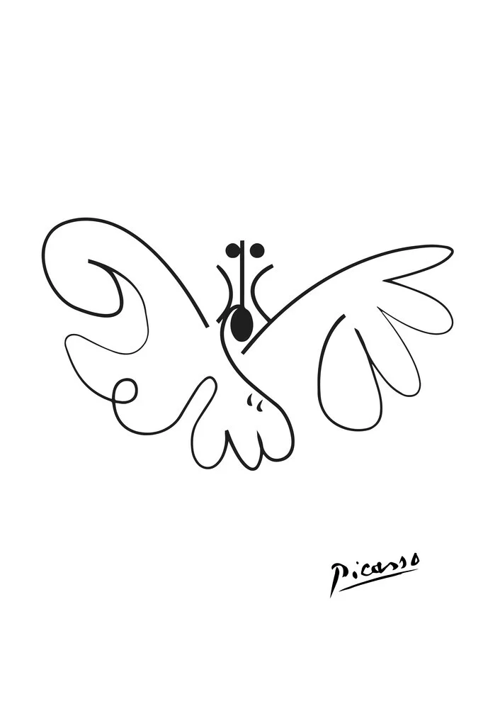 Picasso Schmetterling - fotokunst von Art Classics