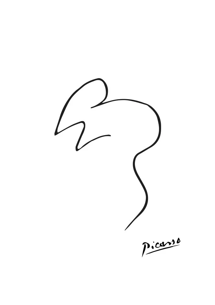Picasso - Maus - fotokunst von Art Classics