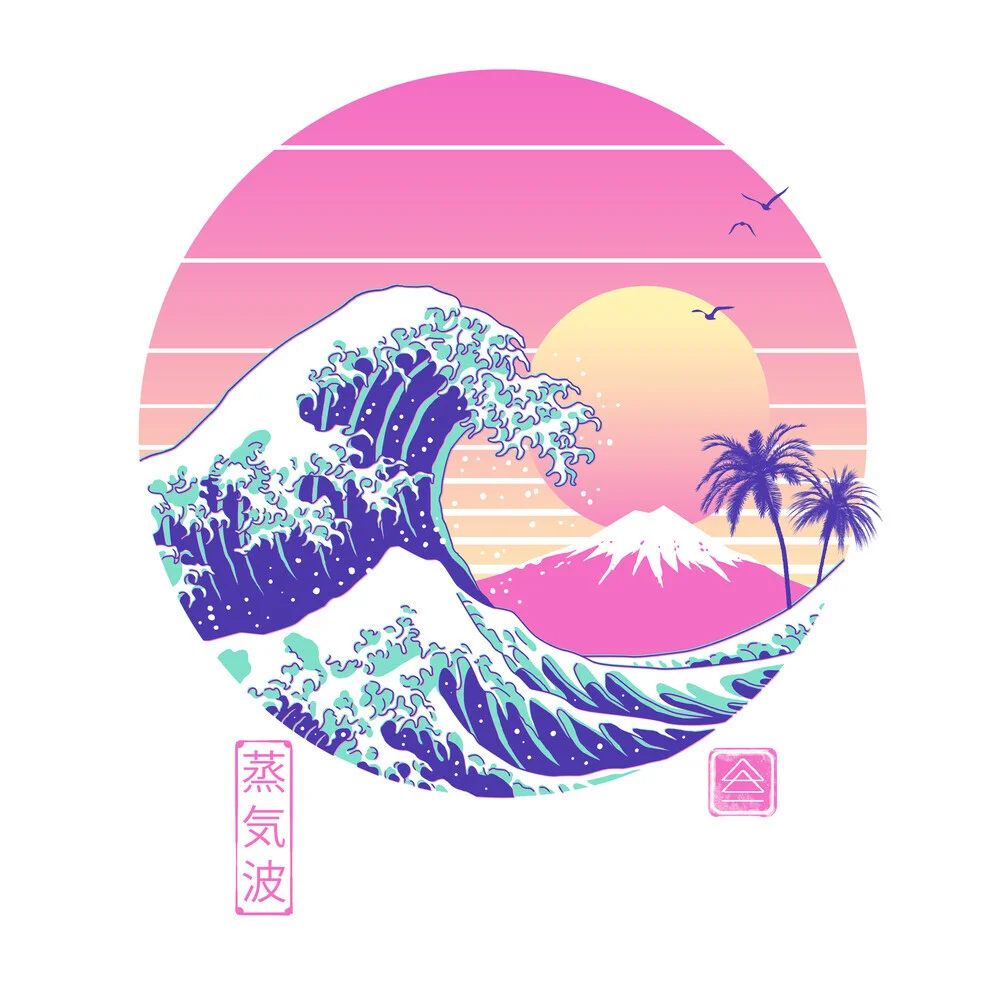 Great Vaporwave - fotokunst von Vincent Trinidad Art