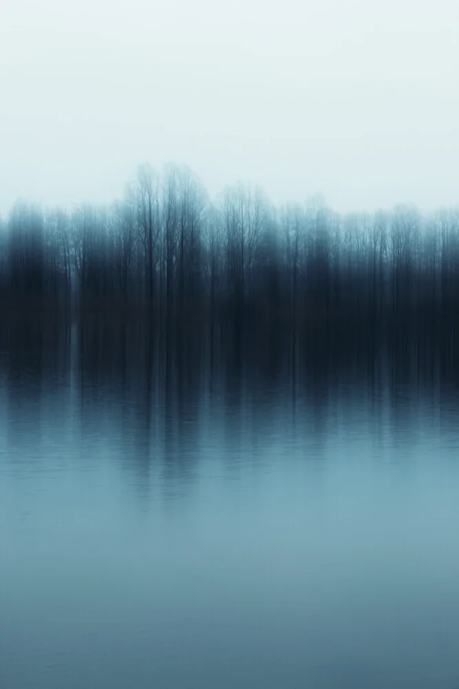 Winter am See - fotokunst von Manuela Deigert