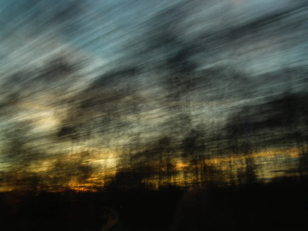 moving sunset - fotokunst von Christiane Wilke
