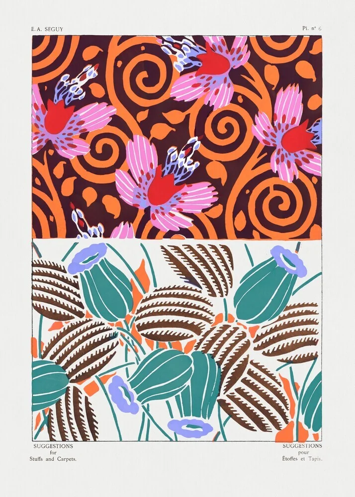 E. A. Séguy: Flower pattern 3 - Fineart photography by Art Classics
