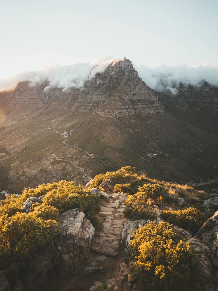 View on Table Mountain. - fotokunst von Philipp Heigel