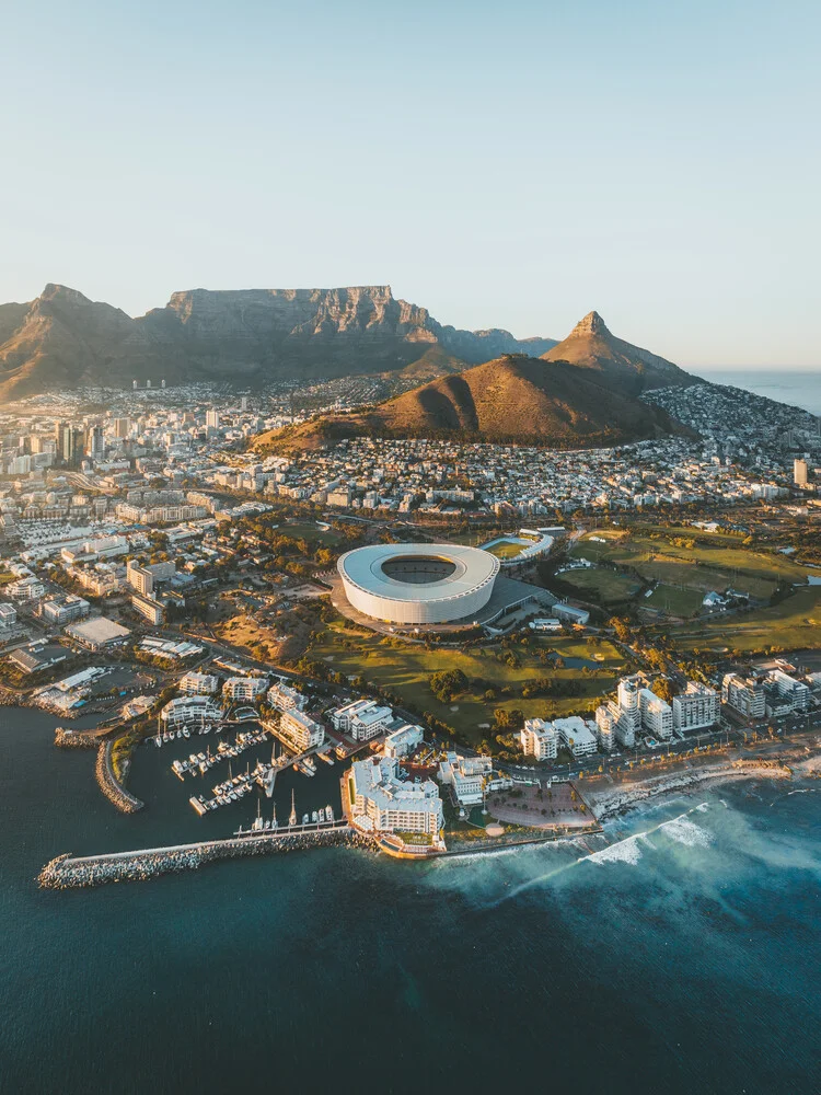 Cape Town from above. - fotokunst von Philipp Heigel