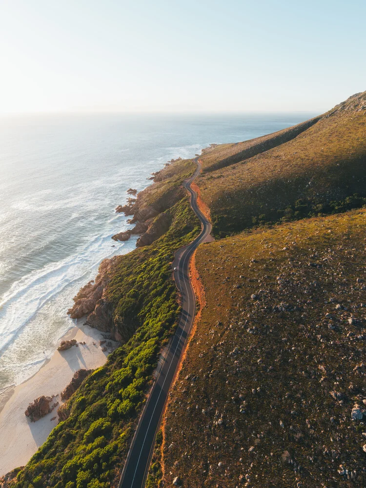 Beautiful stretch of road at the coast of South Africa. - Fineart photography by Philipp Heigel