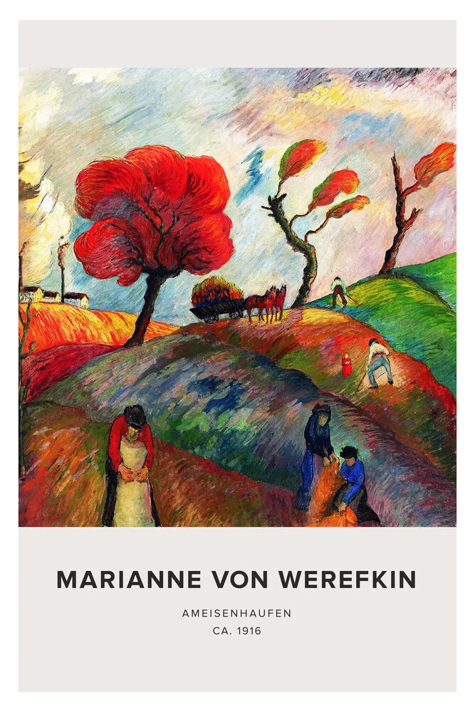 Marianne von Werefkin: Ameisenhaufen (ca.1916) - fotokunst von Art Classics