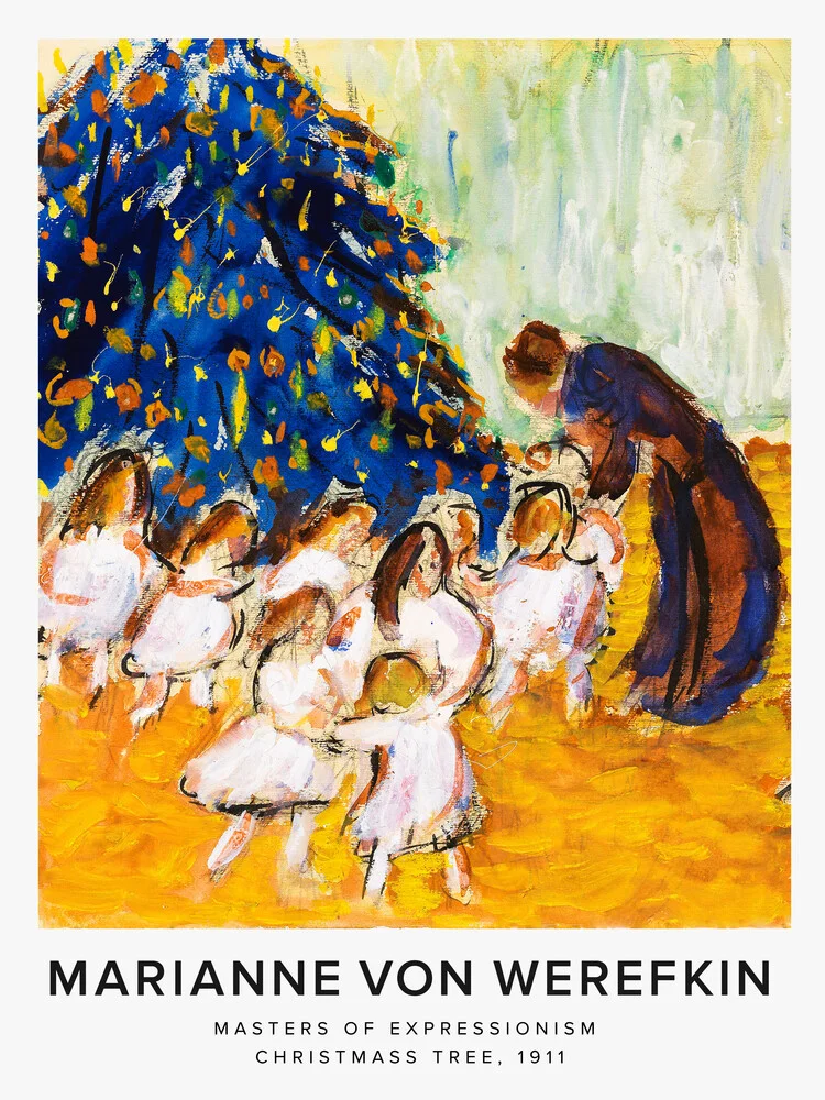 Marianne von Werefkin: Weihnachtsbaum - fotokunst von Art Classics