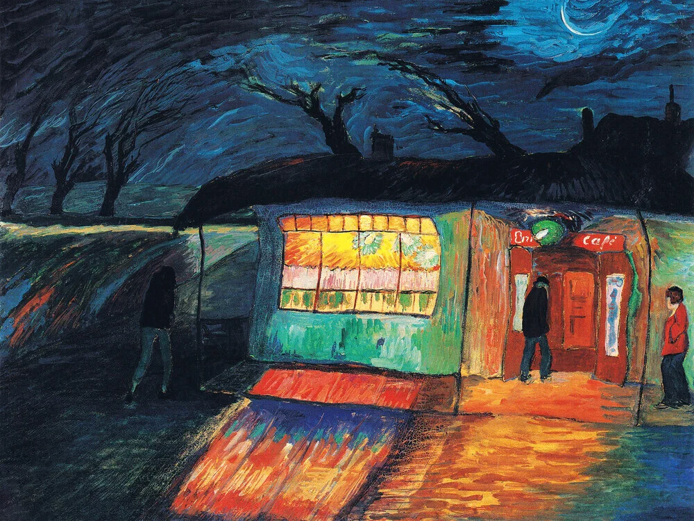 Marianne von Werefkin: Sturmwind (1915-1917) - fotokunst von Art Classics