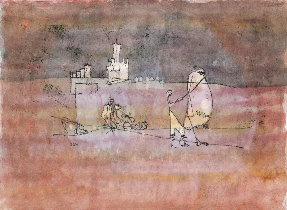 Paul Klee: Episode vor einer arabischen Stadt - fotokunst von Art Classics