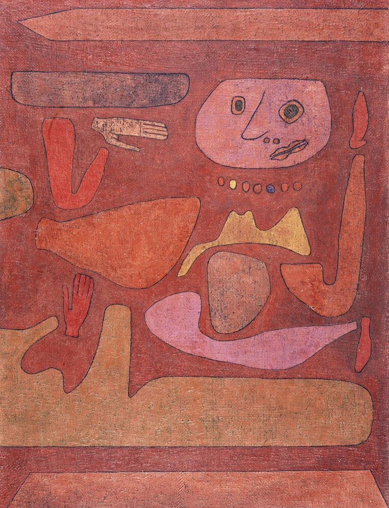 Paul Klee: Der Mann der Verwirrung - fotokunst von Art Classics