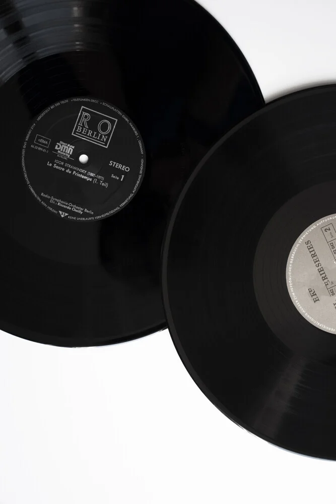 the simple beauty of records and music - Fineart photography by Studio Na.hili