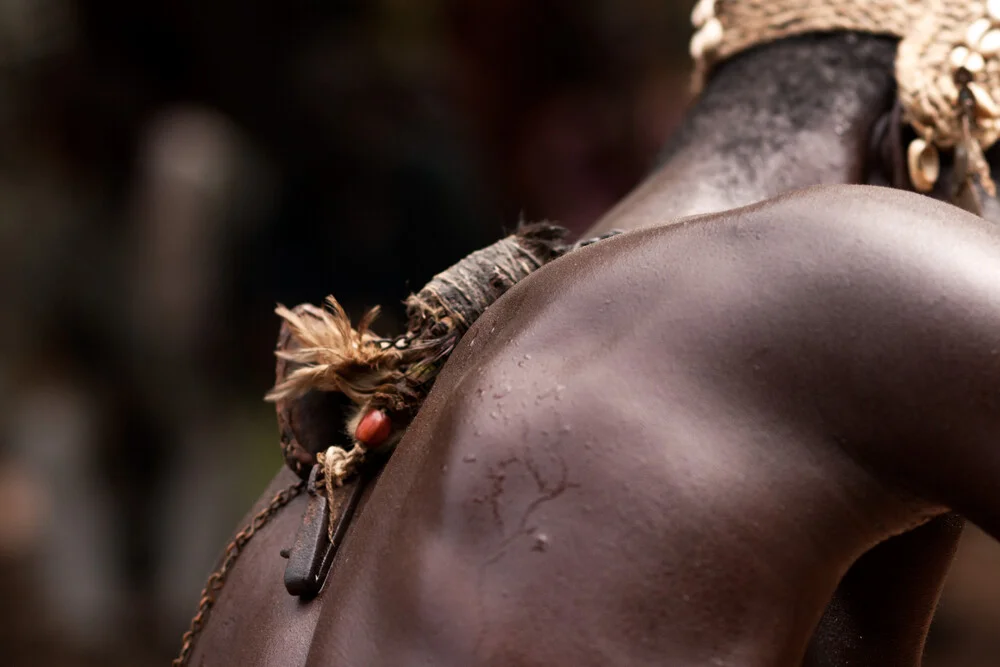 “Jara” dancer  - Tarikpaa village, Northern Region - Fineart photography by Lucía Arias Ballesteros