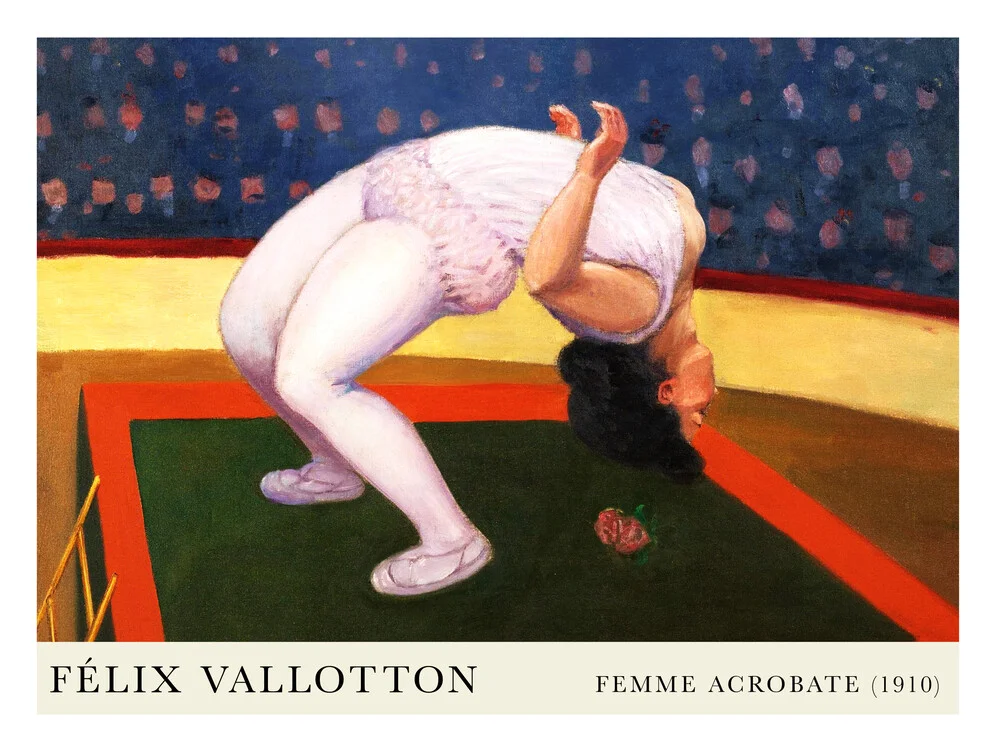 Félix Vallotton: Femme Acrobate (1910) - fotokunst von Art Classics