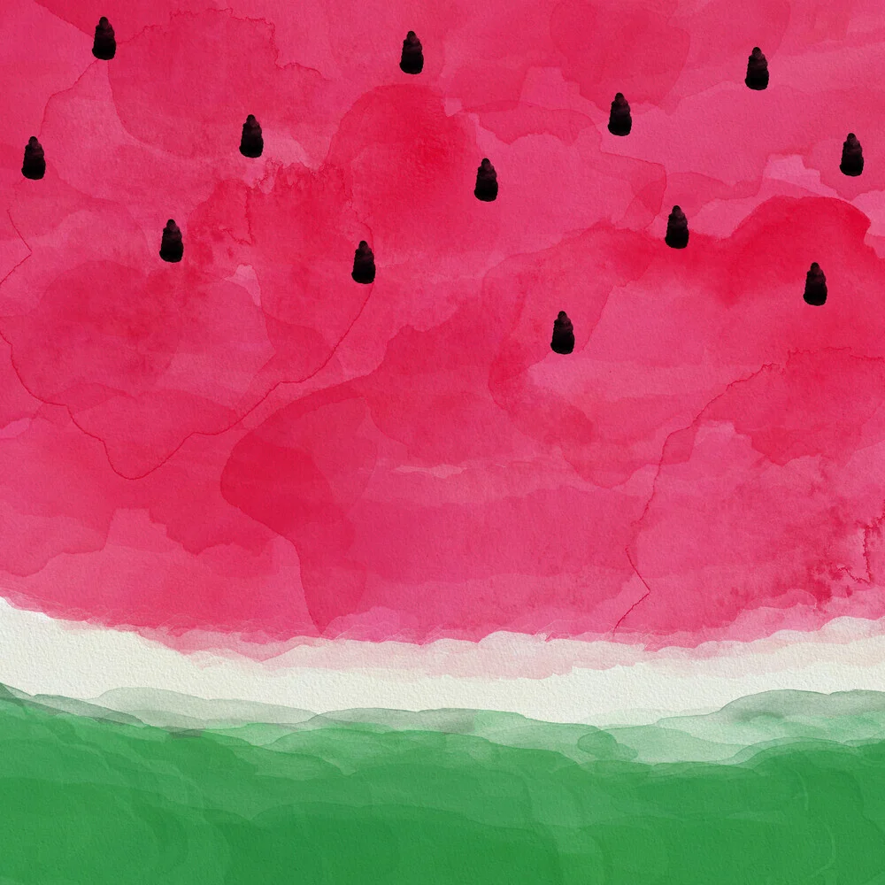 Watermelon Abstract - fotokunst von Orara Studio