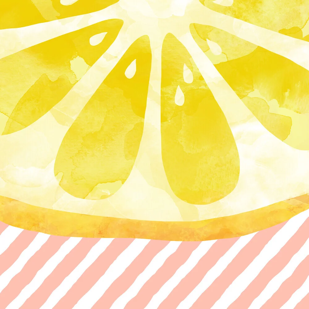 Lemon Abstract - fotokunst von Orara Studio