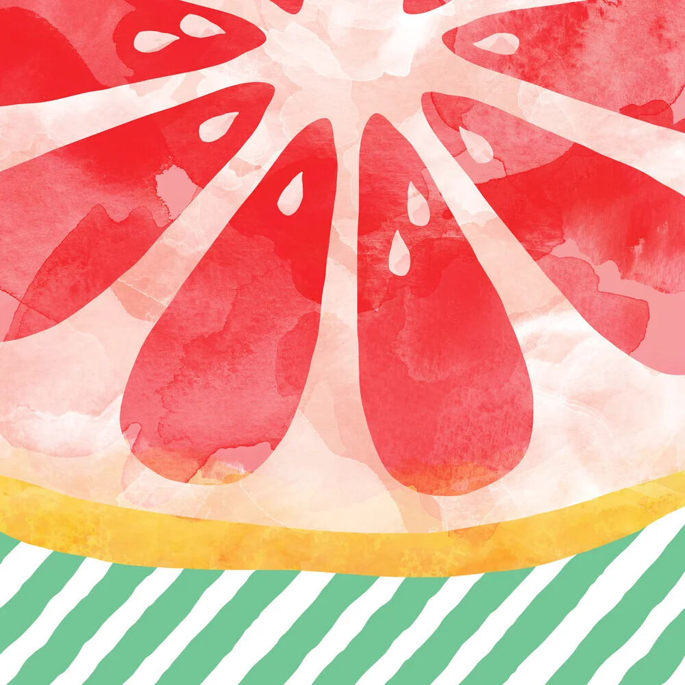 Red Grapefruit - fotokunst von Orara Studio