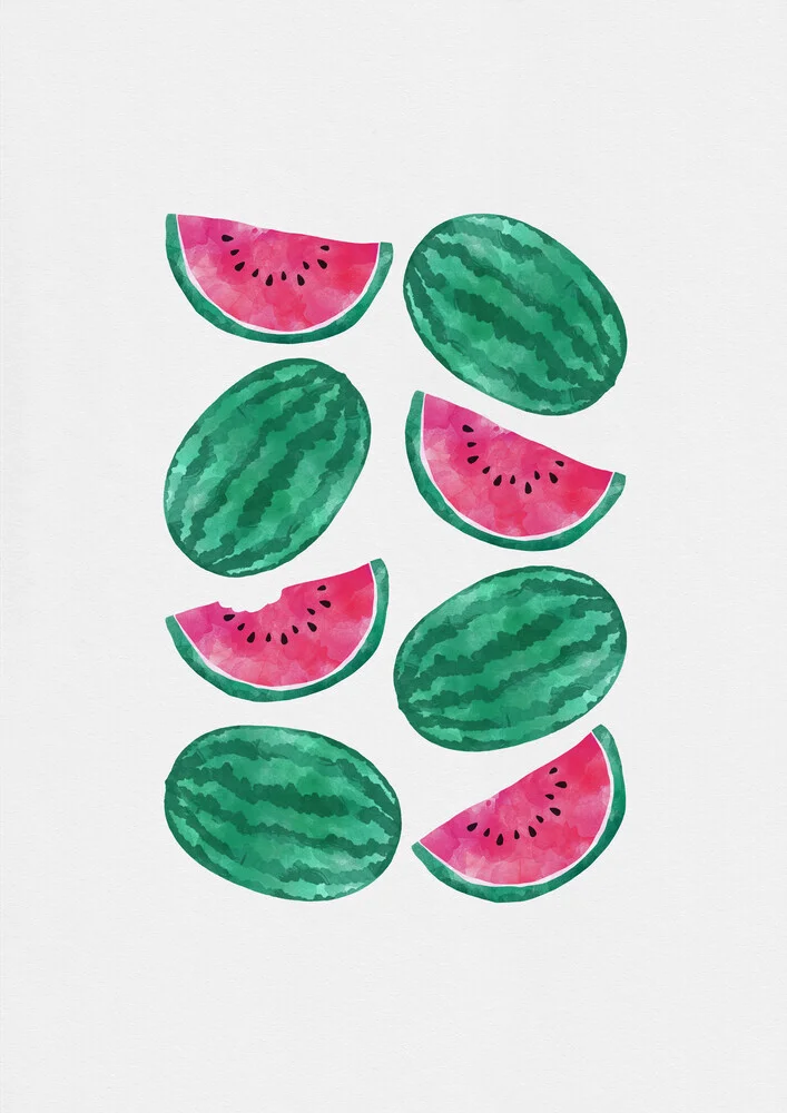 Watermelon Crowd - fotokunst von Orara Studio