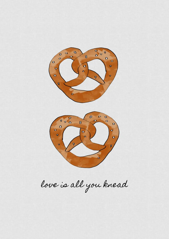 Love Is All You Knead - fotokunst von Orara Studio