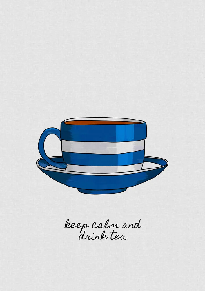 Keep Calm & Drink Tea - fotokunst von Orara Studio