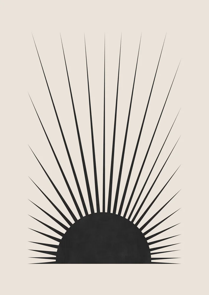 Minimal Sun - fotokunst von Orara Studio