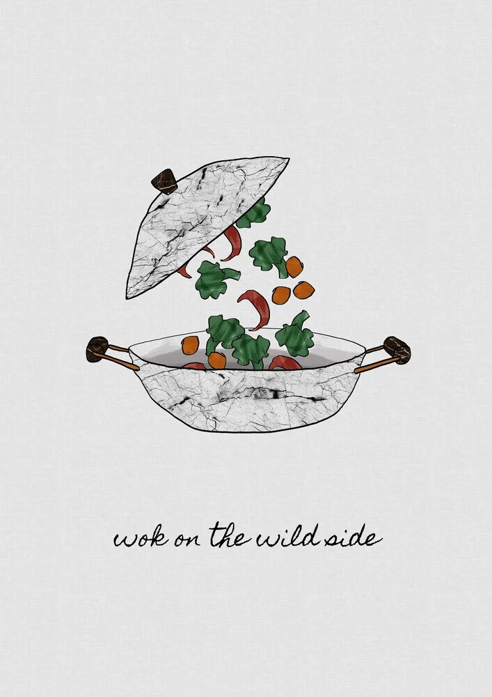 Wok On The Wild Side - fotokunst von Orara Studio