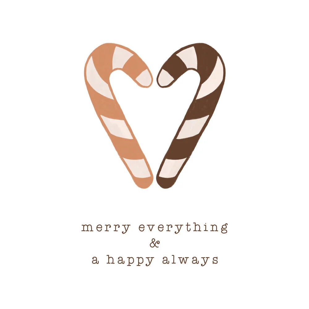 Merry Everything & A Happy Always - fotokunst von Orara Studio