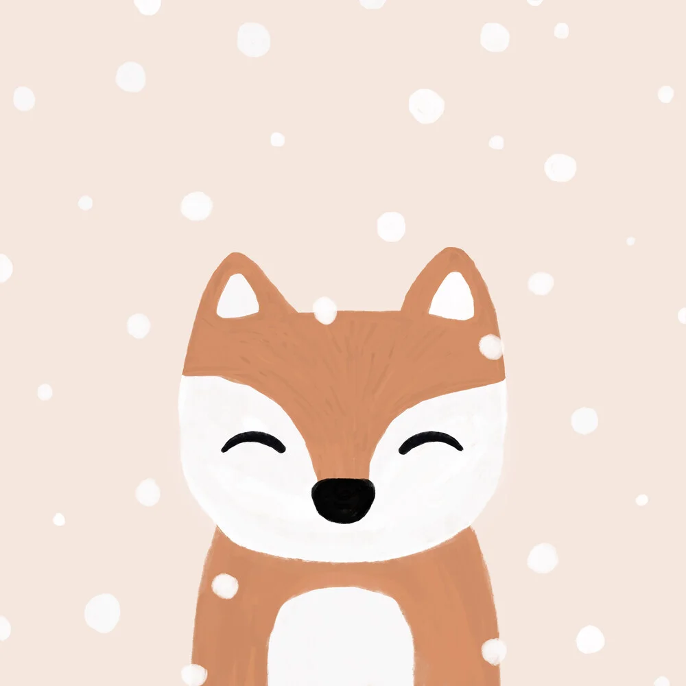 Snow & Fox - fotokunst von Orara Studio