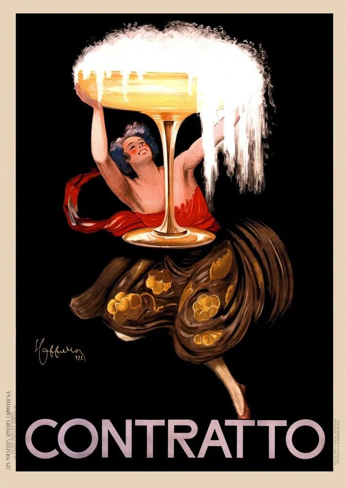 Leonetto Cappiello: Contratto - fotokunst von Vintage Collection